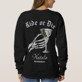 Ride Or Die Tot De Dood Ons Scheidt Bachelorette Trui (Achterkant)