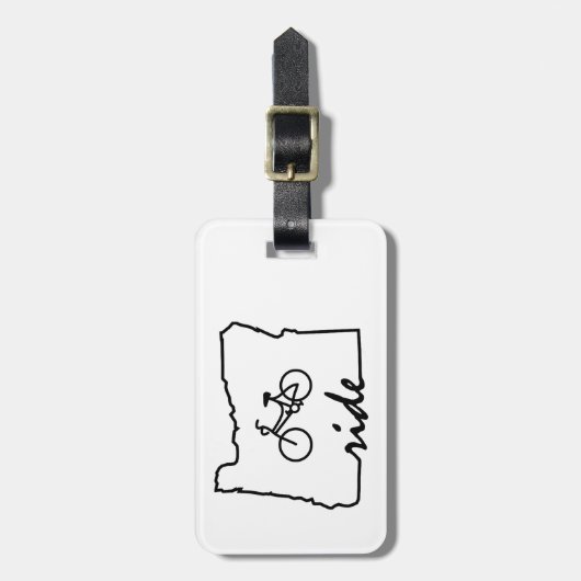 Ride Oregon (fietsen) Bagagelabel (Voorkant verticaal)