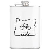 Ride Oregon (fietsen) Heupfles (Voorkant)