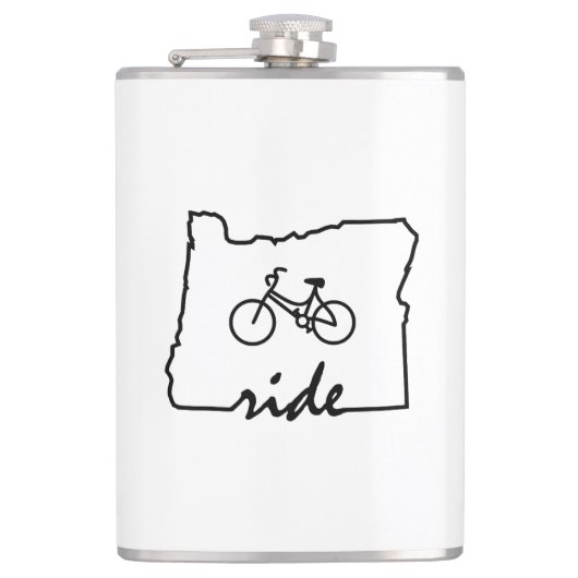 Ride Oregon (fietsen) Heupfles (Voorkant)