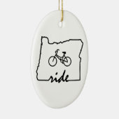 Ride Oregon (fietsen) Keramisch Ornament (Rechts)