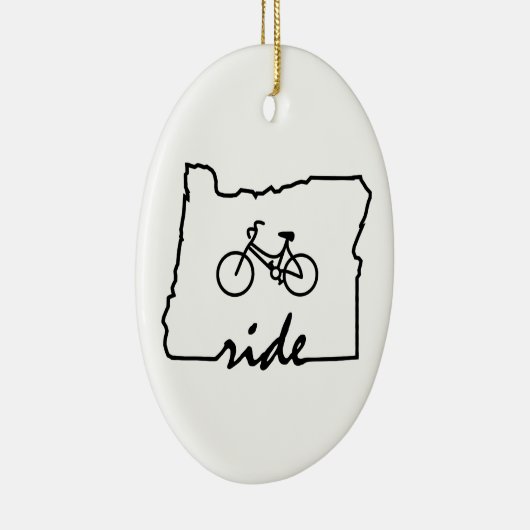 Ride Oregon (fietsen) Keramisch Ornament (Rechts)