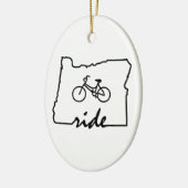 Ride Oregon (fietsen) Keramisch Ornament (Links)