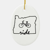 Ride Oregon (fietsen) Keramisch Ornament (Voorkant)