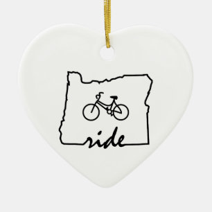 Ride Oregon (fietsen) Keramisch Ornament
