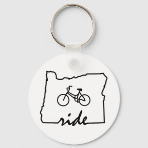Ride Oregon (fietsen) Sleutelhanger