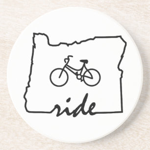 Ride Oregon (fietsen) Zandsteen Onderzetter