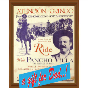 Ride 🎖️ Pancho Villa  Mexicaans kunstwerk Poster