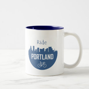 Ride Portland Tweekleurige Koffiemok