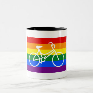 Ride Pride Cycling Tweekleurige Koffiemok
