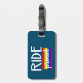 Ride Proud Cycling Bagagelabel (Achterkant verticaal)