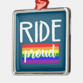 Ride Proud Cycling Metalen Ornament (Links)