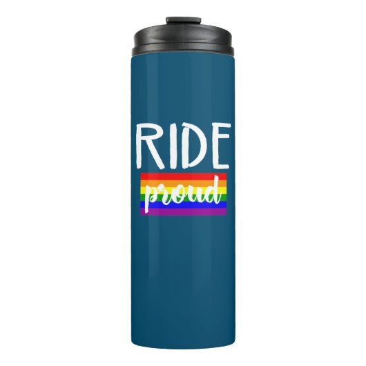 Ride Proud Cycling Thermosbeker (Voorkant)