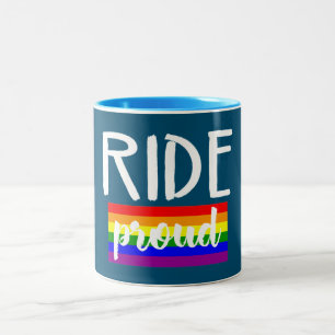 Ride Proud Cycling Tweekleurige Koffiemok