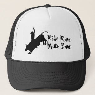 Ride Rank Bull Riding Rodeo Cowboy Up Trucker Pet