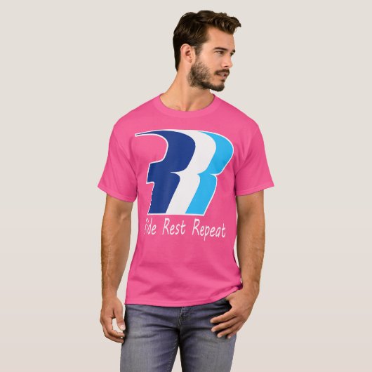 Ride Rest Repeat Renegade BMX T-shirt (Voorkant volledig)