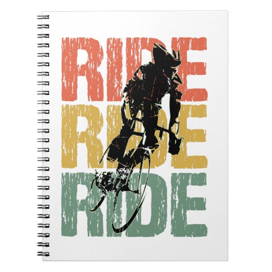 Ride Ride  fietsenrol Notitieboek (Voorkant)