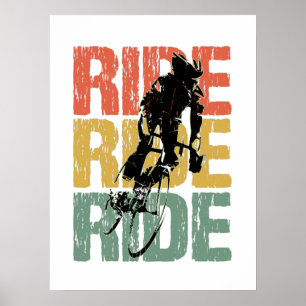 Ride Ride  fietsenrol Poster