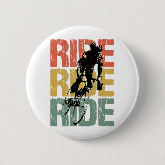 Ride Ride fietsenrol Ronde Button 5,7 Cm (Voorkant)