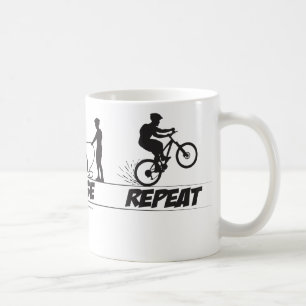 Ride Rinse Herhaal Mok