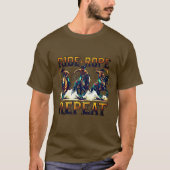 ✨"Ride Rope Repeat" Cowboy Riding Shirt  (Voorkant)