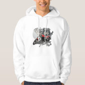 Ride Route 66,  Motorcycle Hooded Sweatshirt (Voorkant)
