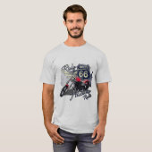 Ride Route 66,  Motorfiets T-shirt (Voorkant volledig)