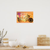 Ride Route 66 Poster (Keuken)