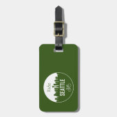 Ride Seattle Bagagelabel (Voorkant verticaal)