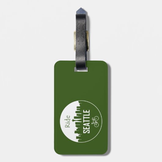Ride Seattle Bagagelabel (Achterkant verticaal)