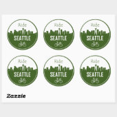 Ride Seattle Ronde Sticker (Vel)