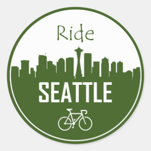 Ride Seattle Ronde Sticker