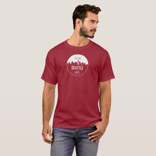 Ride Seattle T-shirt (Voorkant volledig)