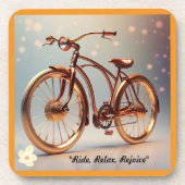 "Ride Serene" Bier Onderzetter (Voorkant)