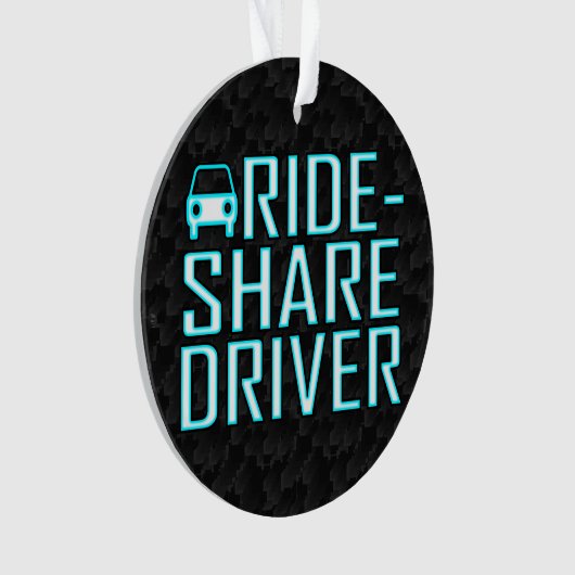 Ride Share Driving Uber Driver Rideshare Ornament (voorkant)