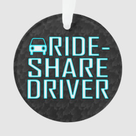 Ride Share Driving Uber Driver Rideshare Ornament