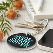 Ride Share Driving Uber Driver Rideshare Sleutelhanger (Voorkant Rechts)