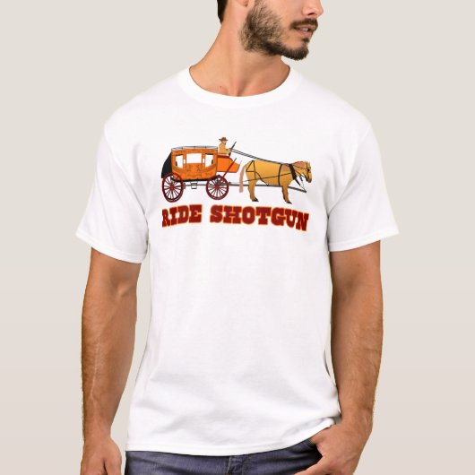 Ride Shotgun T-shirt (Voorkant)