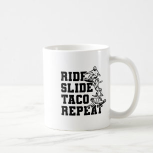 Ride Slide Taco Herhaal Snowboarder Snowboarden Koffiemok