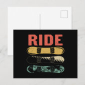 Ride Snowboard Briefkaart (Voorkant / Achterkant)