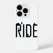 RIDE Snowboard en Surf iPhone 14 Pro Hoesje (Achterkant)