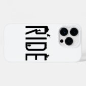 RIDE Snowboard en Surf iPhone 14 Pro Hoesje (Achterkant (horizontaal))