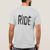 RIDE Snowboard en Surf T-Shirt (Achterkant)
