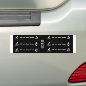 Ride Solo. Slaap Tandem. Bumpersticker (Op auto)