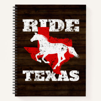 Ride Texas - Cadeau voor paardenliefhebbers, ruite Notitieboek