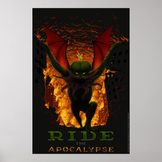 Ride the Apocalypse Poster (Voorkant)