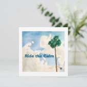 Ride the Calm Kaart (Staand voorkant)
