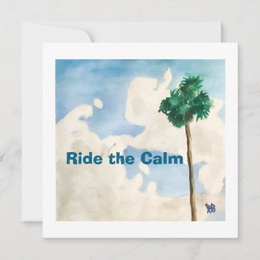 Ride the Calm Kaart (Voorkant)