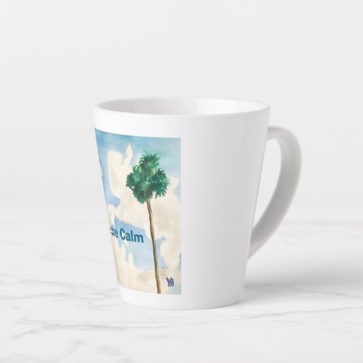 Ride the Calm Latte Mok (Rechterhoek)