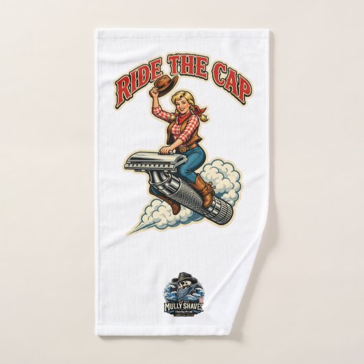 Ride the Cap – Klassieke natte scheerhanddoek Handdoek (Handdoek)